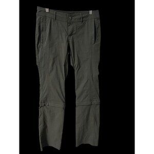 REI Convertible Zip-Off Hiking Pants Womens 2 Gray outdoorsy wear Gorpcore
